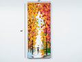 Wandela Wall Canvas Paintings 47'' X 19'' Portrait Unframed Orange Oversized 41In Hand Painted Art Spring Canvas