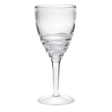 Swirl Plastic Wine Glasses Set Of 4 12Oz , Bpa Free Acrylic Wine Glass Set, Unbreakable Red Wine Glasses, White Wine Glasses Clear Acrylic