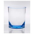 Oval Halo Acrylic Glasses Drinking Set Of 4 Dof 12Oz , Plastic Drinking Glasses, Bpa Free Cocktail Glasses, Drinkware Set, Plastic Water Tumblers Blue Acrylic