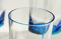 Oval Halo Plastic Wine Glasses Set Of 4 12Oz , Bpa Free Acrylic Wine Glass Set, Unbreakable Red Wine Glasses, White Wine Glasses Blue Acrylic