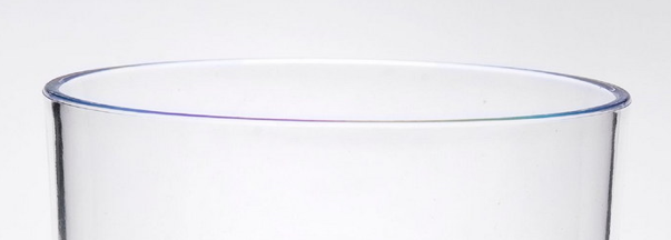 Oval Halo Acrylic Glasses Drinking Set Of 4 Dof 12Oz , Plastic Drinking Glasses, Bpa Free Cocktail Glasses, Drinkware Set, Plastic Water Tumblers Clear Acrylic