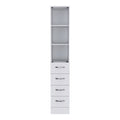 2 Piece Bathroom Set, Magna Linen Cabinet Savona Medicine Cabinetwhite White Particle Board Particle Board