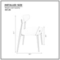 Set Of 4 Modern Dining Chairscurved Backrest Round Upholstered And Metal Frame,Grey Gray Foam Metal
