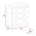 2 Piece Bedroom Set, Cartagena Armoire Capri Three Drawer Dresser, Black Full Black 2 Piece Set Particle Board Particle Board