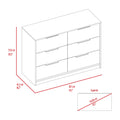 2 Piece Bedroom Set, Egeo 4 Drawer Dresser Omaha Nightstand, Black Pine Black Particle Board Particle Board
