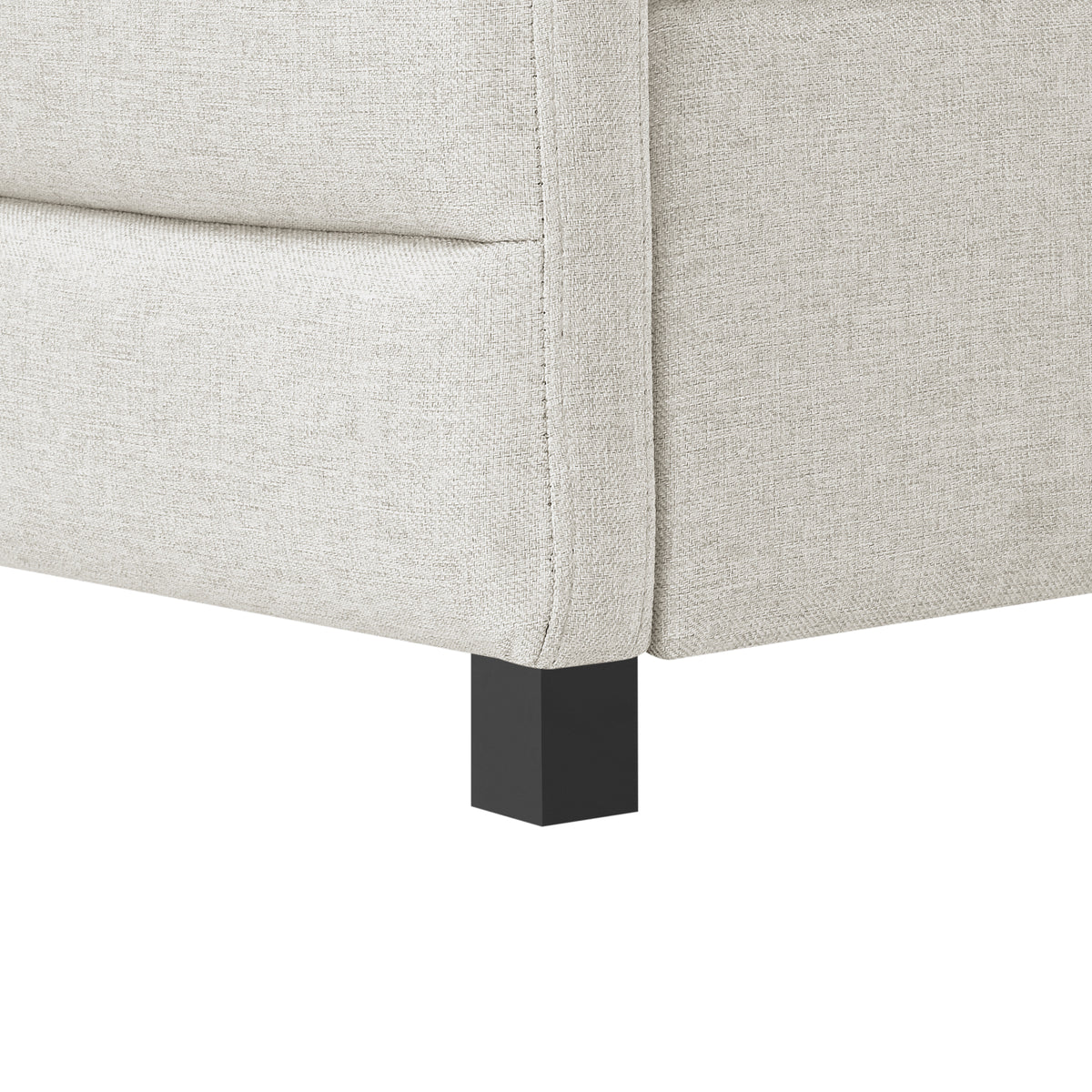 Twin Size Daybed With Trundle Upholstered Tufted Sofa Bed, Linen Fabric, Beige 82.5"X42.5"X34" Box Spring Not Required Twin Beige Composite Bedroom Classic,Contemporary,French,Luxury,Modern Linen Linen
