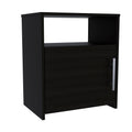 2 Piece Bedroom Set, Egeo 4 Drawer Dresser Omaha Nightstand, Black Pine Black Particle Board Particle Board