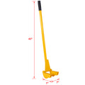 Pallet Buster Tool In Yellow With 43In Long Handle Deck Wrecker Pallet Tool Pry Bar, Deck Board Removal Tool Yellow Steel