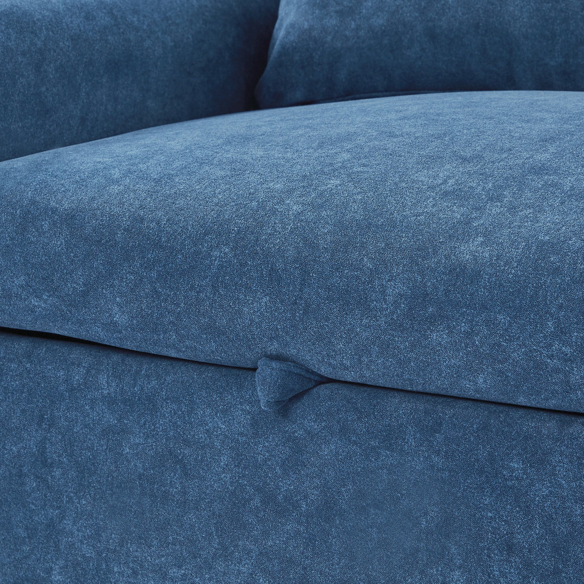 55.1" Pull Out Sleep Sofa Bed Loveseats Sofa Couch With Adjsutable Backrest, Storage Pockets, 2 Soft Pillows, Usb Ports For Living Room, Bedroom, Apartment, Office, Blue Old Sku: Wf315689Aac Blue Foam Microfiber 2 Seat