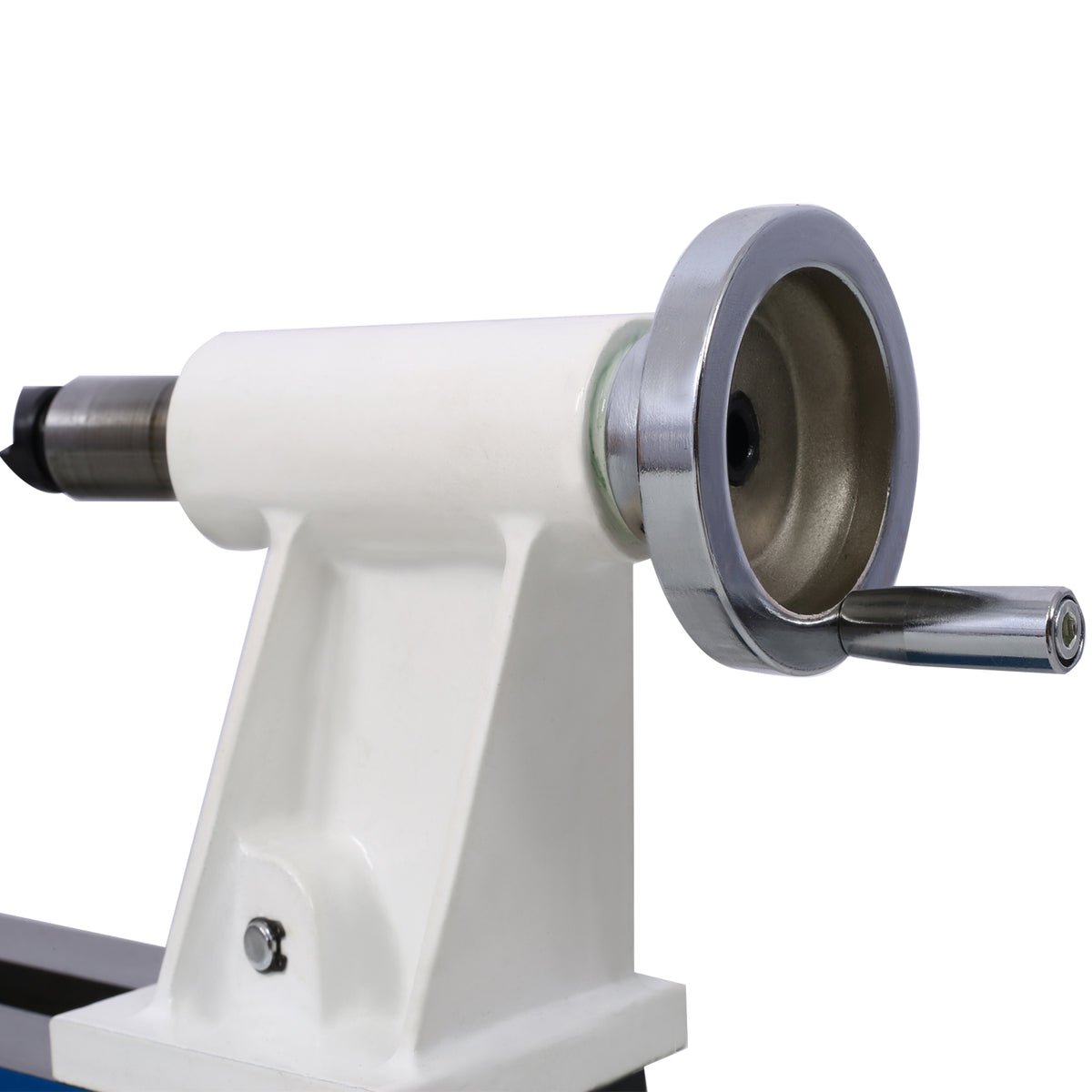 Benchtop Wood Lathe 10" X 18" Wood Lathe Machine 5 Variable Speeds 500 750 1150 1800 3200Rpm Mini Wood Turning Lathe For Woodworking 1 2Hp Multifunctional Power Wood Lathe Gray Steel