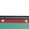 96Inch Oval 10 Players Green Waterproof Cloth Red Racetrack Luna Wooden Legs Poker Table Green Wood