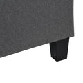 Sectional Sofa Set For Living Room With L Shape Chaise Lounge ,Cup Holder And Left Or Right Hand Chaise Modern 4 Seat Grey Fabric