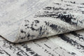 Milano Washable Manhattan Silver Woven Round Area Rug Multicolor Polyester