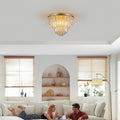 Gold Luxury Modern Style Crystal Lights,Large Ceiling Chandeliers,Dining Room,Living Room,Bedroom Gold Luxury Crystal,Iron