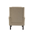 Coolmore Wood Frame Armchair, Modern Accent Chair Lounge Chair With Sturdy Wood Legs For Living Room Bedroom Camel Pu Camel Foam Pu Leather