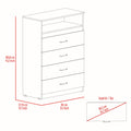 Midval 2 Piece Bedroom Set, Armoire Dresser, White Queen White White 2 Piece Set Bedroom Dresser Included Engineered Wood