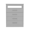 Midval 2 Piece Bedroom Set, Armoire Dresser, White Queen White White 2 Piece Set Bedroom Dresser Included Engineered Wood