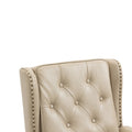 Coolmore Wood Frame Armchair, Modern Accent Chair Lounge Chair With Sturdy Wood Legs For Living Room Bedroom Camel Pu Camel Foam Pu Leather