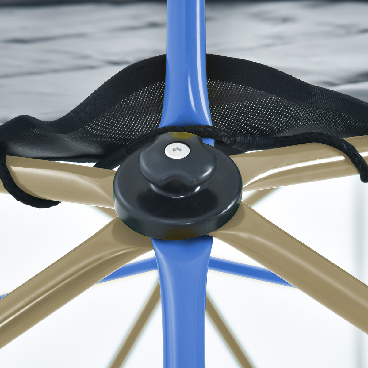 Kids Climbing Dome With Canopy And Playmat 10 Ft Jungle Gym Geometric Playground Dome Climber Play Center, Rust & Uv Resistant Steel Supporting 1000 Lbs Blue Metal Outdoor