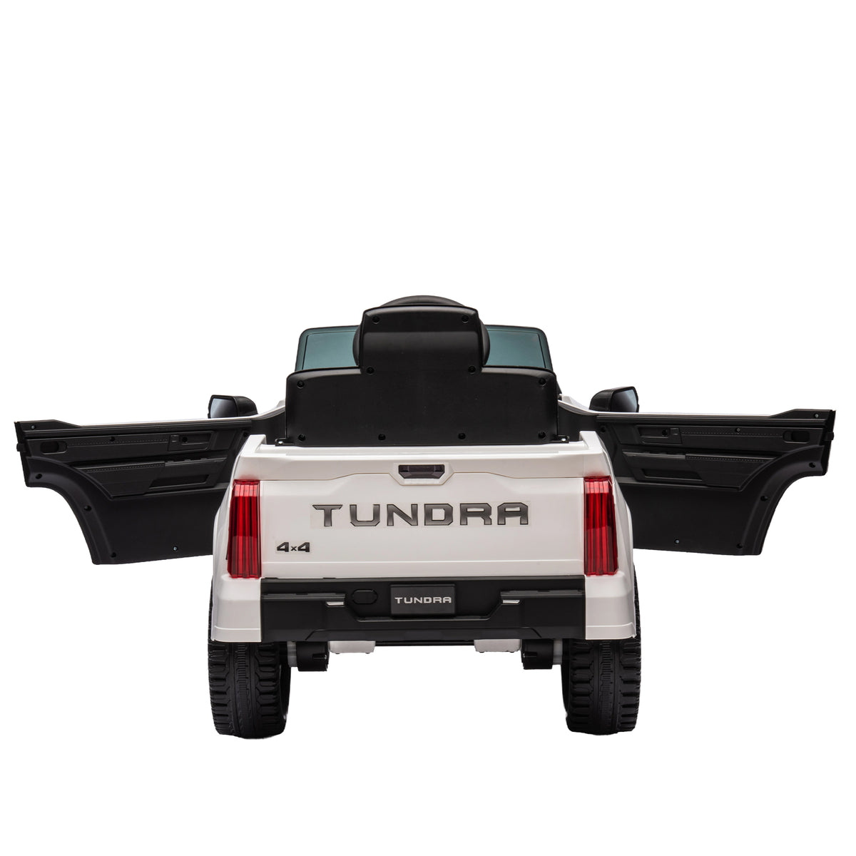 Officially Licensed Toyota Tundra Pickup,Electric Pickup Car Ride On For Kid, 12V Electric Ride On Toy,2.4G W Parents Remote Control,Electric Car For Kids,Three Speed Adjustable,Power Display White Plastic