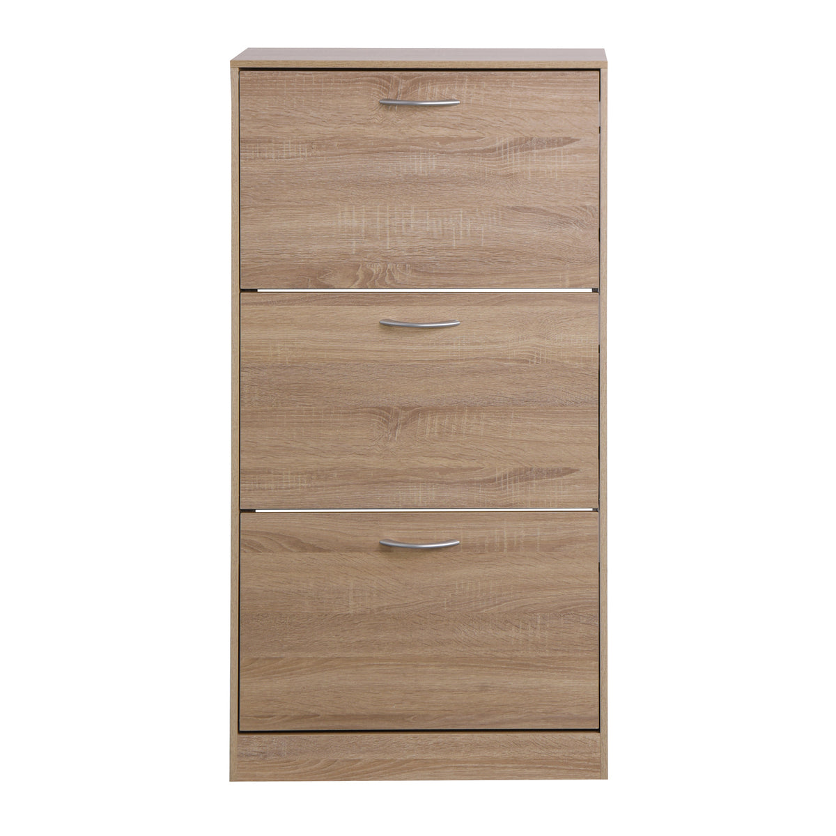 3 Drawer Shoe Storage Cabinet, 3 Tier Wood Shoe Rack Storage Organizer For Entryway Wood Particle Board