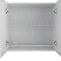 Wall Cabinet Ontario, Double Door, White Finish White Particle Board