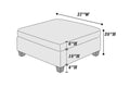 Camel Chenille Fabric Modular Sectional 6Pc Set Living Room Furniture Corner L Sectional Couch 2X Corner Wedge 2X Armless Chairs And 2X Ottomans Tufted Back Exposed Wooden Base Camel Chenille Wood Primary Living Space Cushion Back Contemporary,Modern