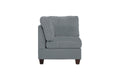 Living Room Furniture Corner Wedge Grey Linen Like Fabric 1Pc Cushion Wedge Sofa Wooden Legs Grey Primary Living Space Modern,Transitional Fabric