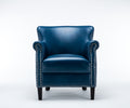 Hadley Navy Blue Club Chair Navy Blue Foam Polyester Blend