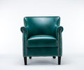 Hadley Teal Club Chair Teal Foam Polyester Blend