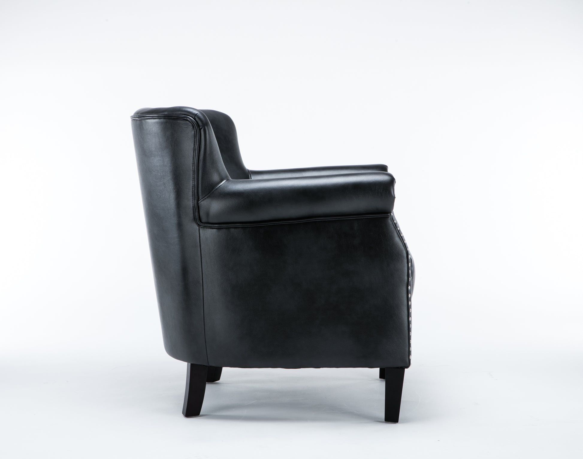 Hadley Charcoal Club Chair Charcoal Foam Polyester Blend
