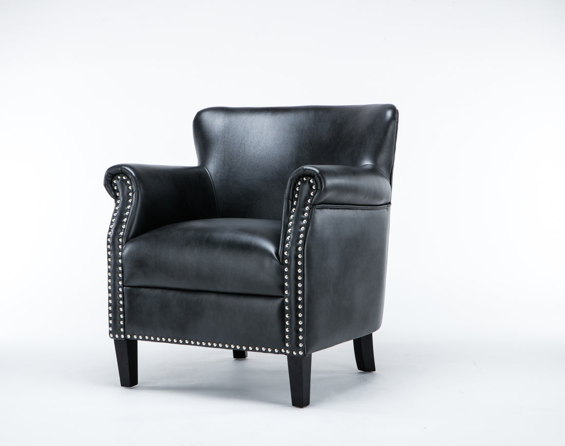 Hadley Charcoal Club Chair Charcoal Foam Polyester Blend