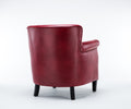 Hadley Red Club Chair Red Foam Polyester Blend