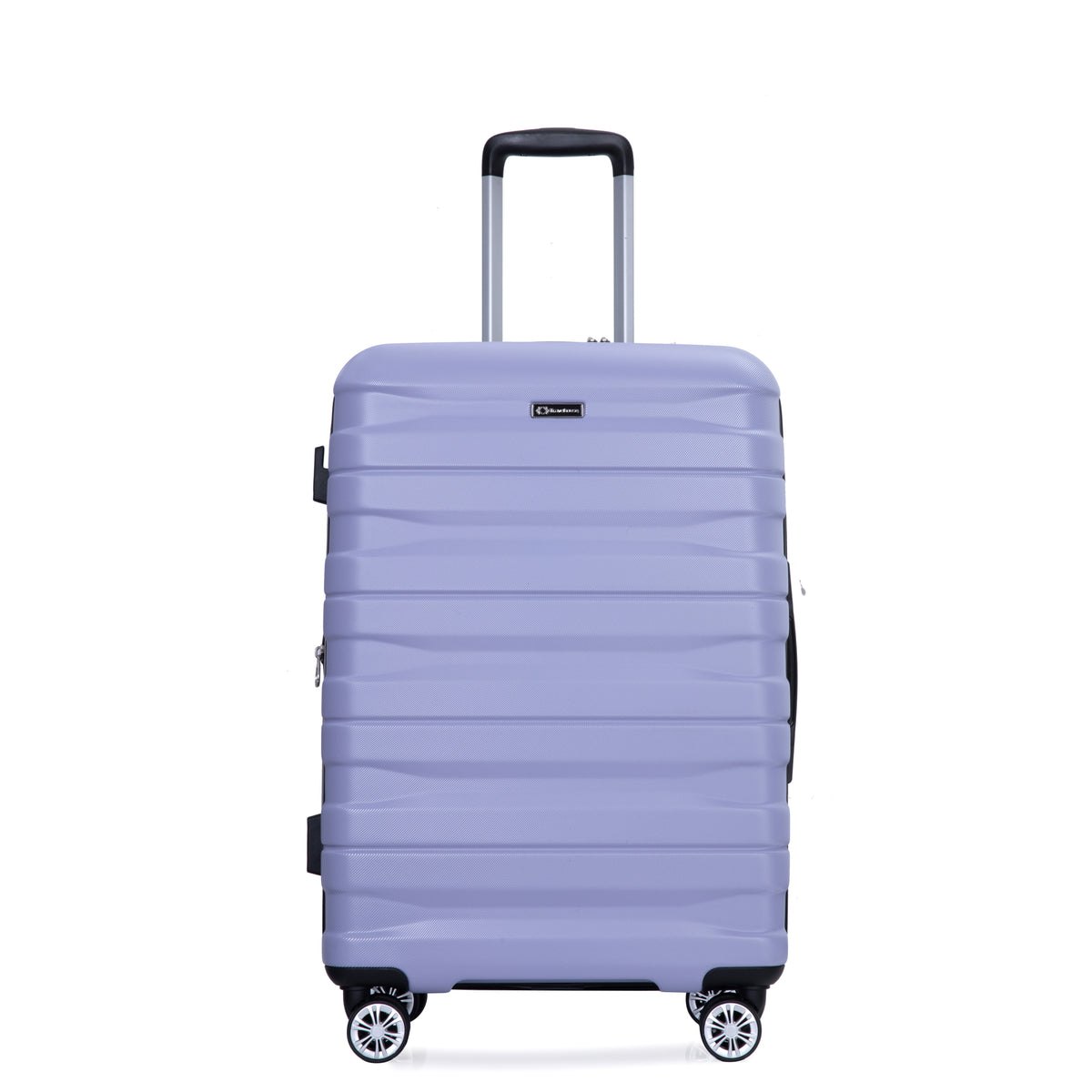 Luggage Set Of 5 Pieces, Expandable Hard Pc Luggage Set With Tsa Lock For Rotating Wheels, Lightweight Rolling Luggage For Men And Women, Light Purple Light Purple Pc