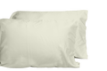 Luxurious Viscose From 100% Bamboo 2 Piece Pillowcase Setoeko Tex Certified, Queen Creme Cream Bamboo