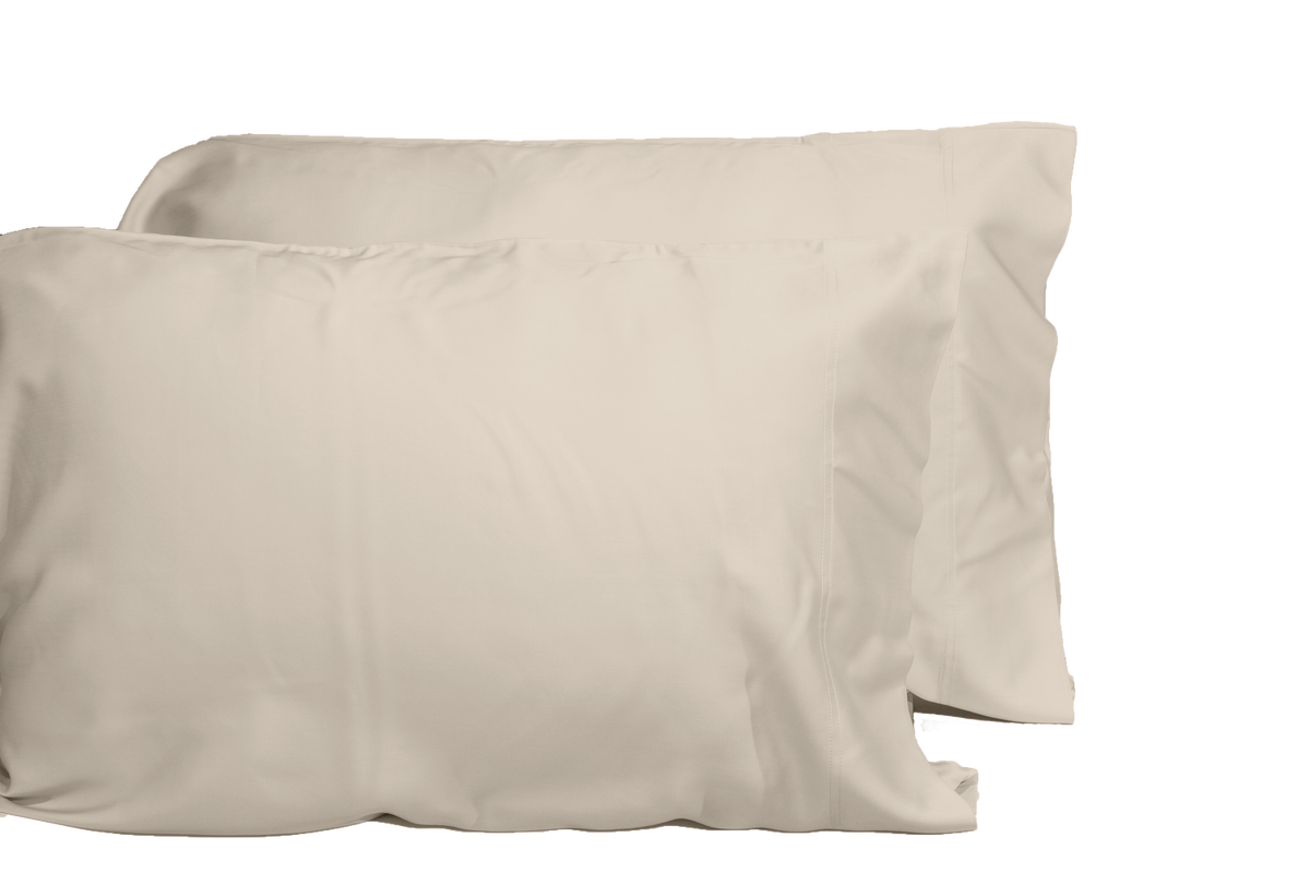 Luxuriously Soft 100% Viscose Derived From Bamboo 4 Piece Sheet Setoeko Tex Certified, California King Linen Light Khaki Beige Bamboo