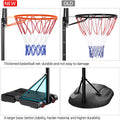 Basketball Hoop Outdoor, 5.2 Ft To 6.8Ft Adjustable Basketball Goal With 32