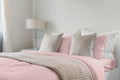 Luxuriously Soft 100% Viscose Derived From Bamboo 4 Piece Sheet Setoeko Tex Certified, Queen Pale Rose Rose Bamboo