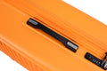 3 Piece Luggage Sets Pc Abs Lightweight Suitcase With Two Hooks, 360 Double Spinner Wheels, Tsa Lock, 20 24 28 Orange Orange Abs Pc