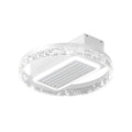 Bladeless Fan Lamp With Lights Dimmable Led White Iron