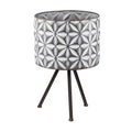 Set Of 2 Metal Planter Stand,Round Galvanized Grey Farmhouse Planter Gray Iron