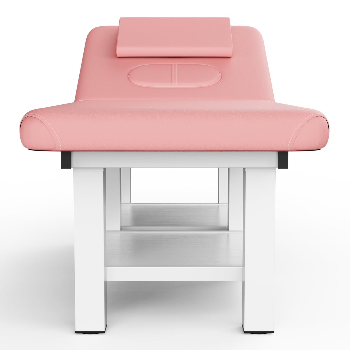 80 Inches Wide High Quality Furniture Beauty Salon Beauty Bed Modern Segmented Structure Massage Bed Pikn Quality Leather Pink Pu Leather