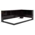 Wood Twin Size Daybed With Storage Cabinets And Usb Ports, Espresso Box Spring Not Required Espresso Wood Solid Wood Mdf