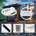 22Inch Modern Leafless Ceiling Fan With Remote Control Removable And Washable, Reversible Motor White Modern Crystal
