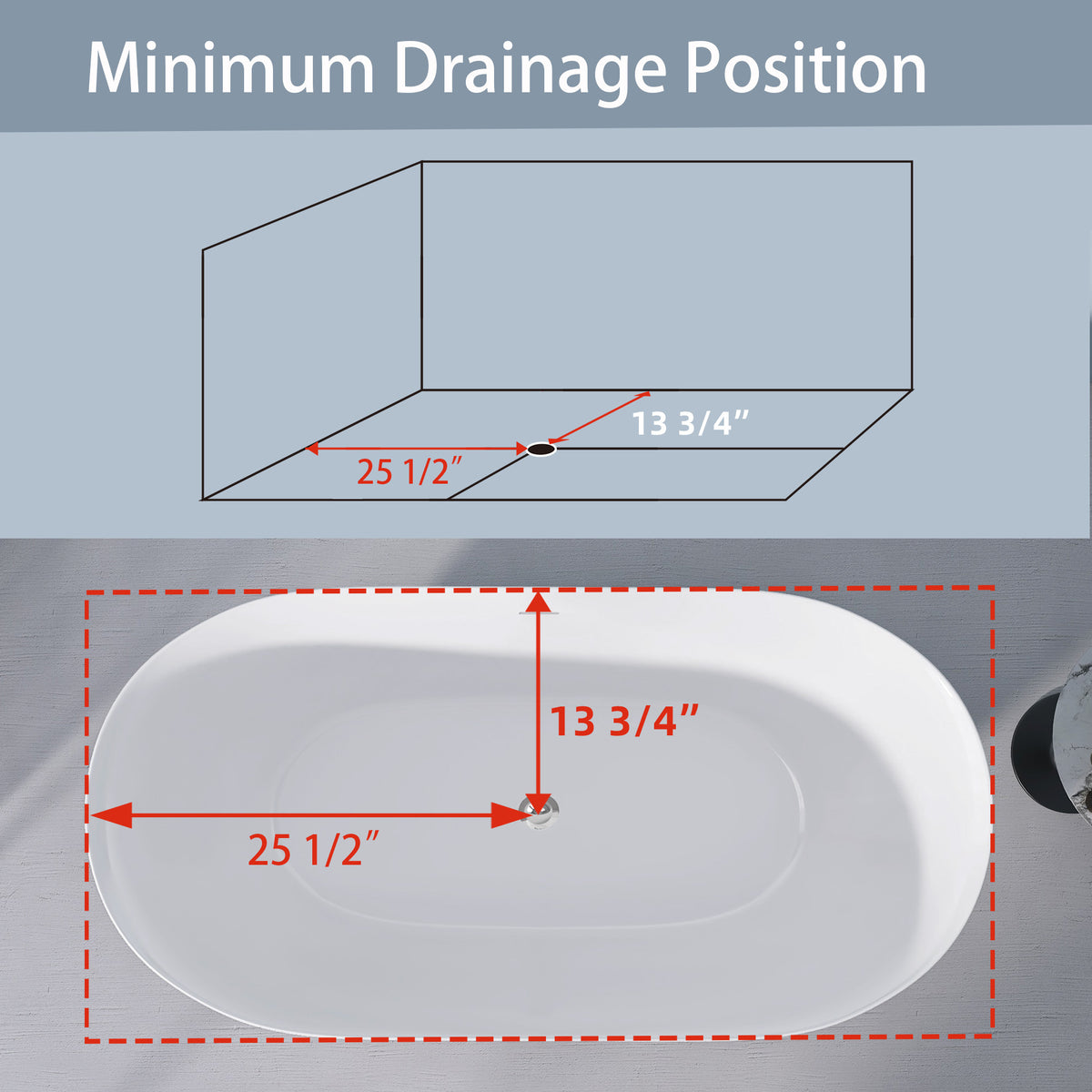59" Acrylic Free Standing Tub Classic Oval Shape Soaking Tub Adjustable Freestanding Bathtub With Integrated Slotted Overflow And Chrome Pop Up Drain Anti Clogging Matte Black Matte Black Oval Bathroom Freestanding Tubs Polished 59 61 In Modern Soaking