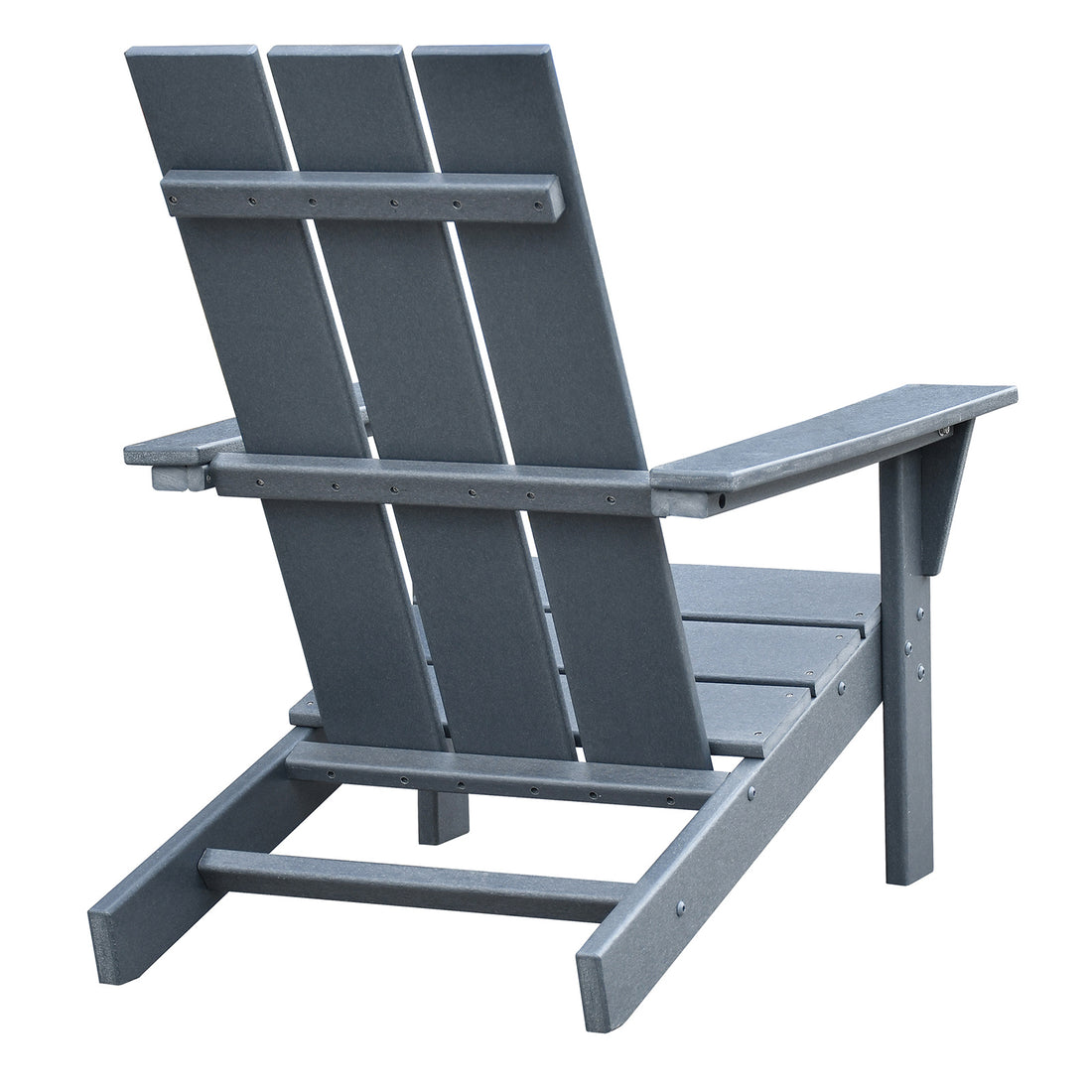 Outdoor Adirondack Chair For Relaxing, Hdpe All Weather Fire Pit Chair, Patio Lawn Chair For Outside Deck Garden Backyardf Balcony, Grey Dark Grey Uv Resistant Frame Garden & Outdoor Beach,Modern Complete Patio Sets Hdpe