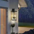 Same As W1340119951 L1013 4 Light Black Outdoor Wall Light No Bulbs Black Modern Glass Iron