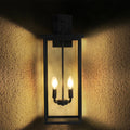 Same As W1340119951 L1013 4 Light Black Outdoor Wall Light No Bulbs Black Modern Glass Iron