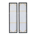 Set Of 2 Elongated Modern Abstract Oil Paintings, Wall Art For Living Room Dining Room Bedroom Office Entryway, 20