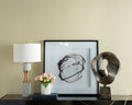 Set Of 2 Modern Abstract Wall Art, Square Framed Wall Art, 31.5